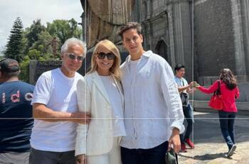 “Nunca más nos abandonó”: Cecilia Bolocco visitó Virgen a la que se encomendó por la enfermedad de Máximo Menem