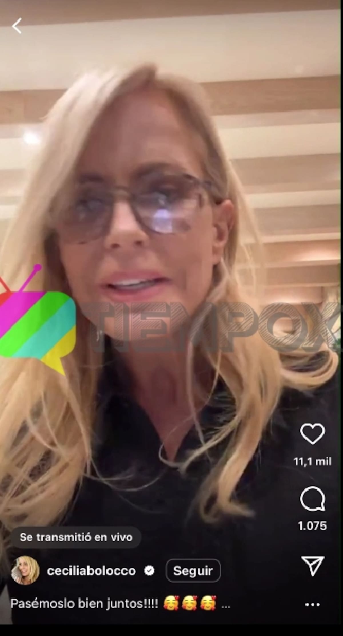 Cecilia Bolocco Live / Créditos: Instagram