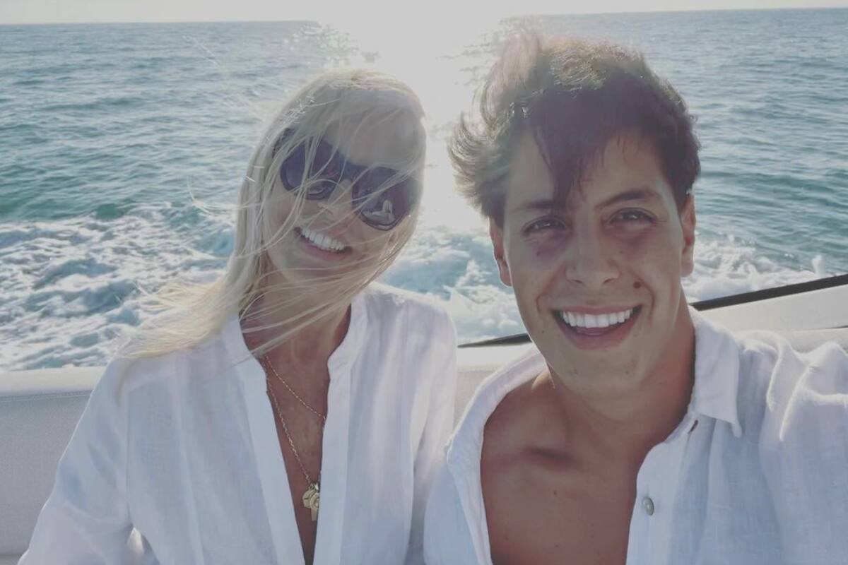 Cecilia Bolocco y Máximo Menem