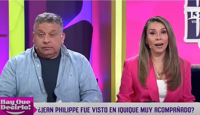 Cecilia Gutiérrez reveló que Jean Philippe Cretton tiene nueva pareja. Créditos: Pantallazo Canal 13