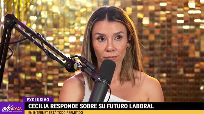 Cecilia Gutiérrez tiene pocos días para decidir sobre su futuro laboral. Créditos: Instagram