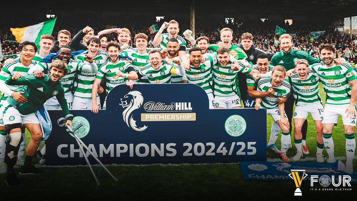 Impactante: Celtic ganó la Liga de Escocia por novena vez en una década y ya igualó al Rangers
