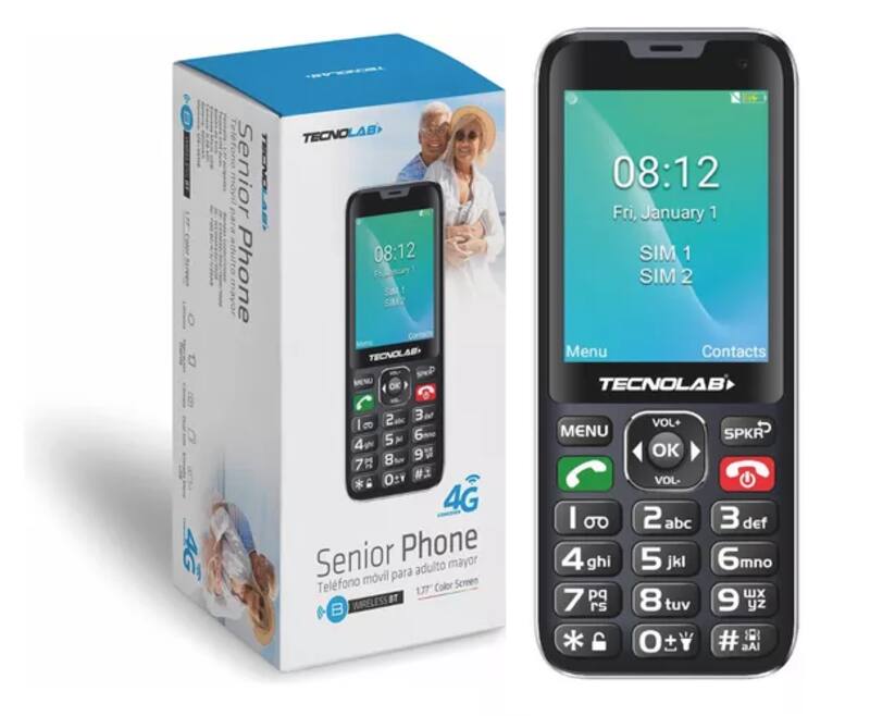 El teléfono Tecnolab 4g Bt 2.8 está con un 44% de descuento.