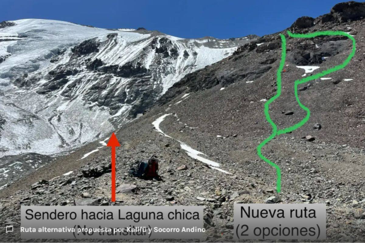 Nueva ruta recomendada.