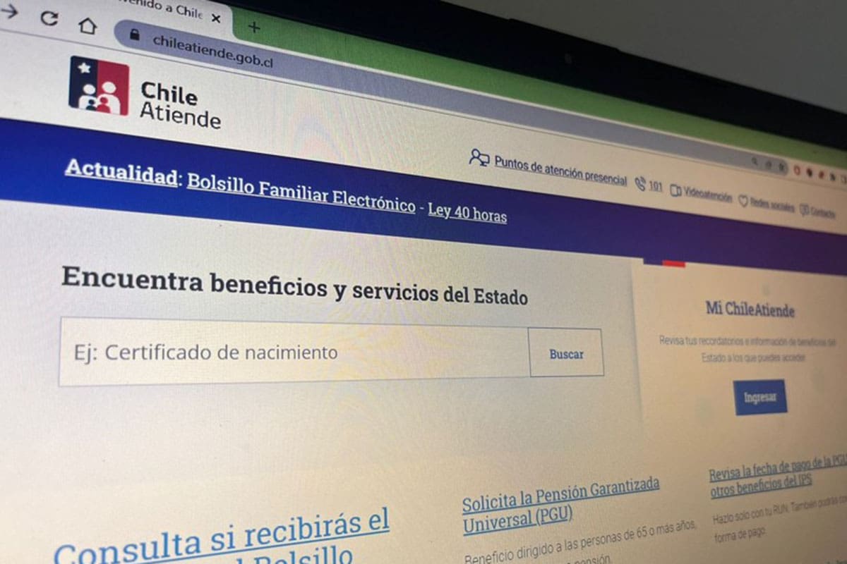 ChileAtiende ofrece un buscador de certificados. Créditos: EnLaHora