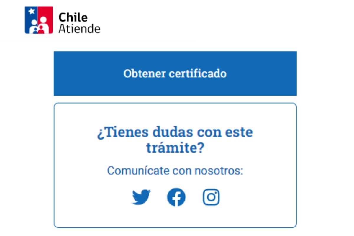 Todo certificado en ChileAtiende se obtiene siguiendo unos sencillos pasos. Créditos: chileatiende.gob.cl