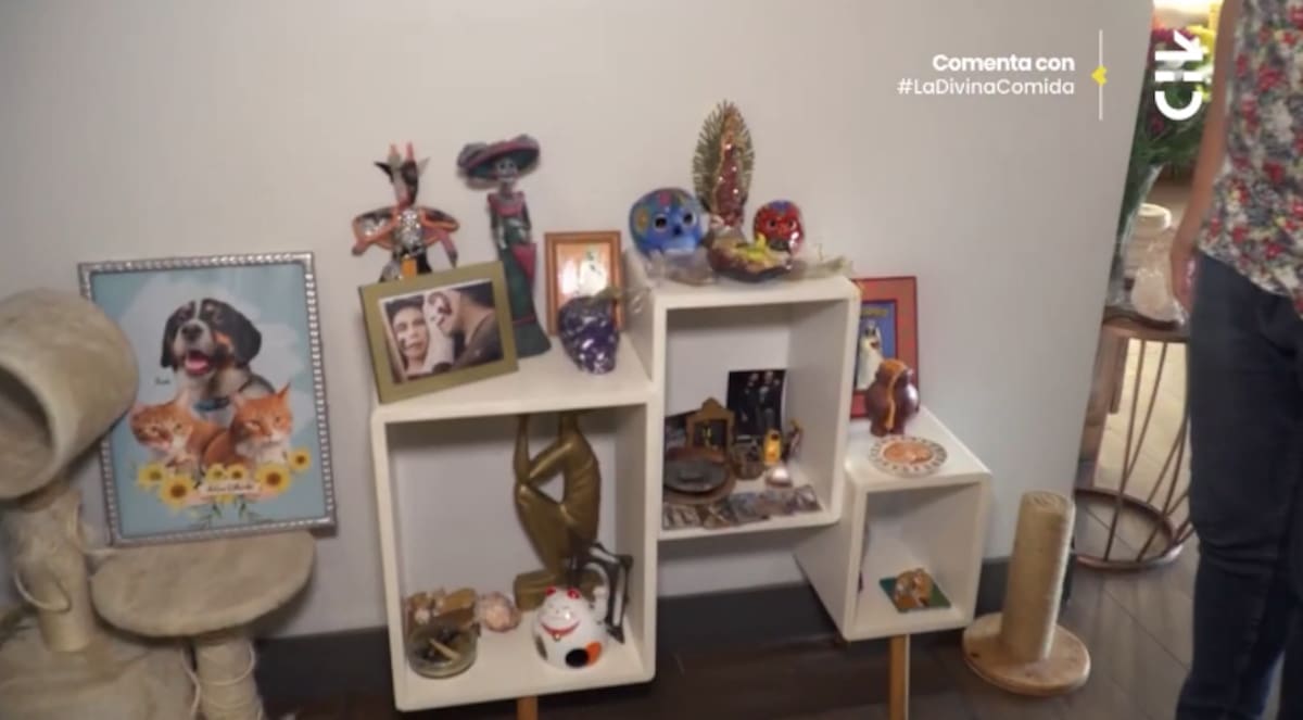 El altar de César Campos y Diego Barrios. Foto: CHV.