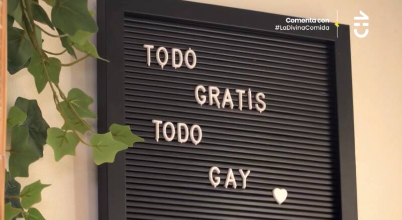 Decoración en la casa de César Campos y Diego Barrios. Foto: CHV.