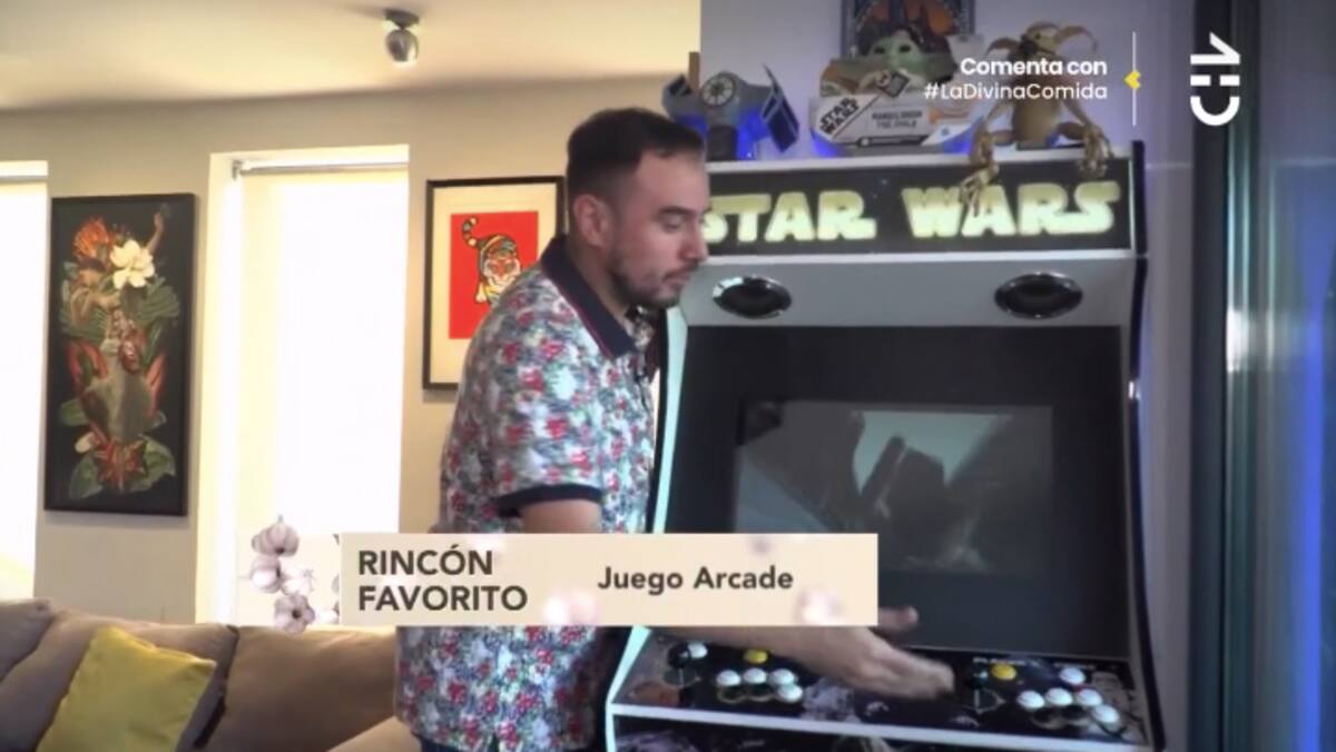La máquina de arcade. Foto: CHV.