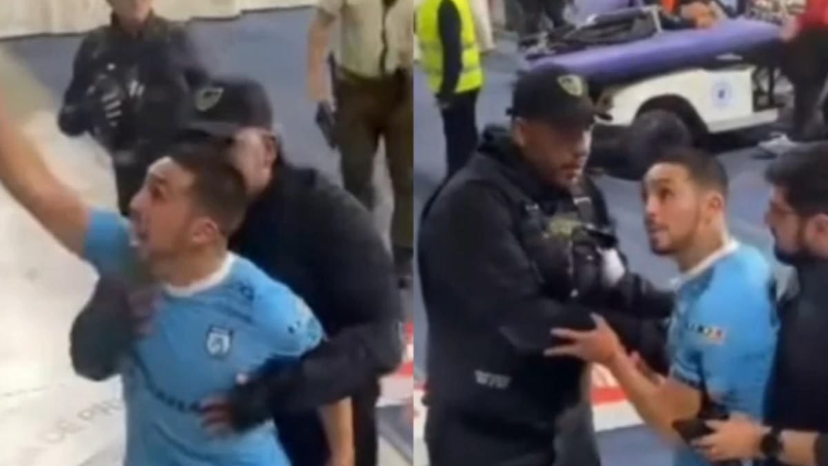 VIDEO | No se vio por TV: jugador de Deportes Iquique e hincha casi se van a las manos