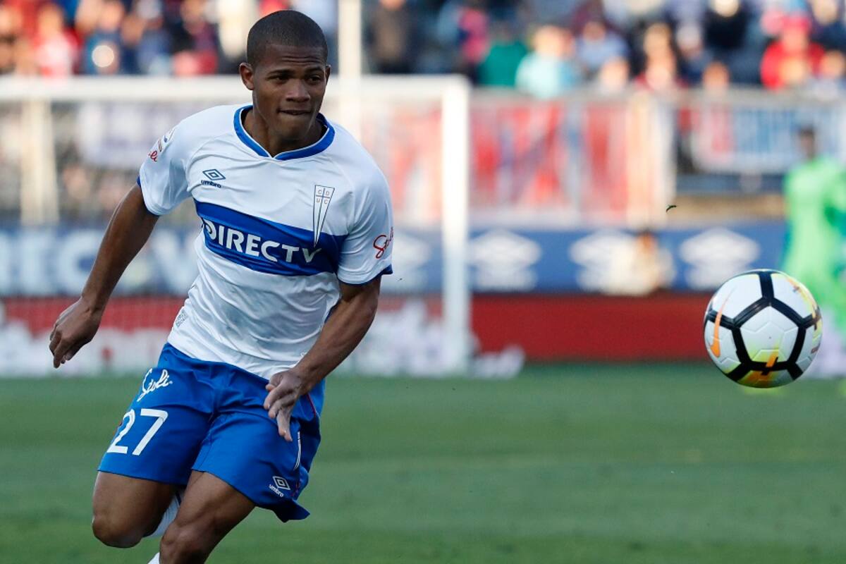 Jugó entre 2018 y 2022 en Católica, con un préstamo en 2021 a La Serena. Foto: Agencia Aton