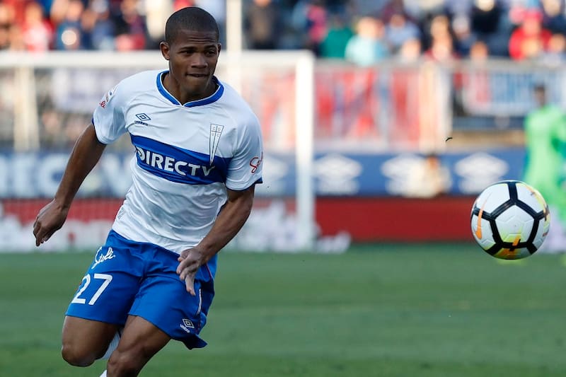 Jugó entre 2018 y 2022 en Católica, con un préstamo en 2021 a La Serena. Foto: Agencia Aton