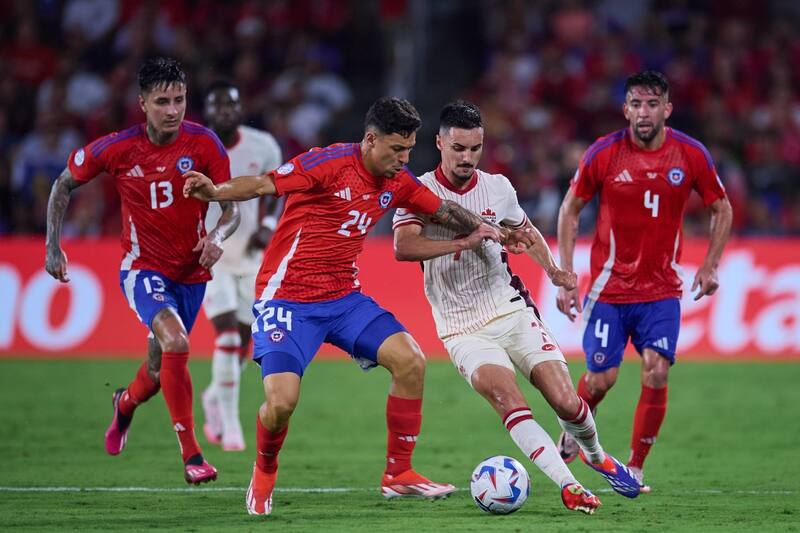 César Pérez defendió a La Roja en la Copa América de Estados Unidos. Foto: Agencia Aton.