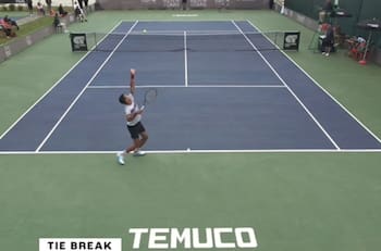 VIDEO | Challenger a la chilena: un perro se robó las miradas en los octavos de final de Temuco