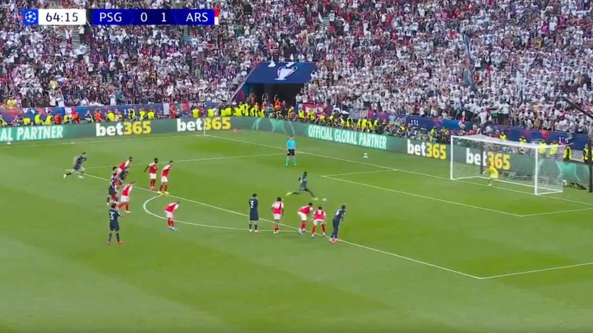 VIDEO | Penal para PSG en la final de la Champions y así definió Ousmane Dembélé