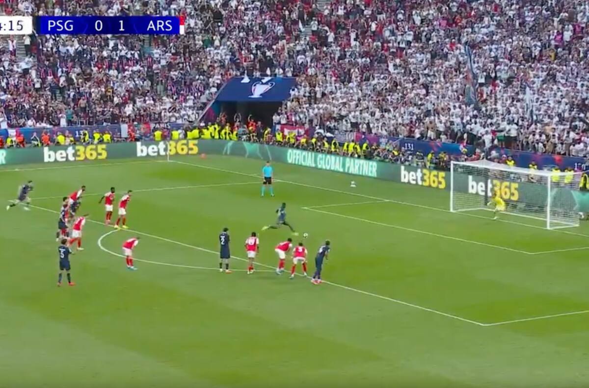 VIDEO | Penal para PSG en la final de la Champions y así definió Ousmane Dembélé