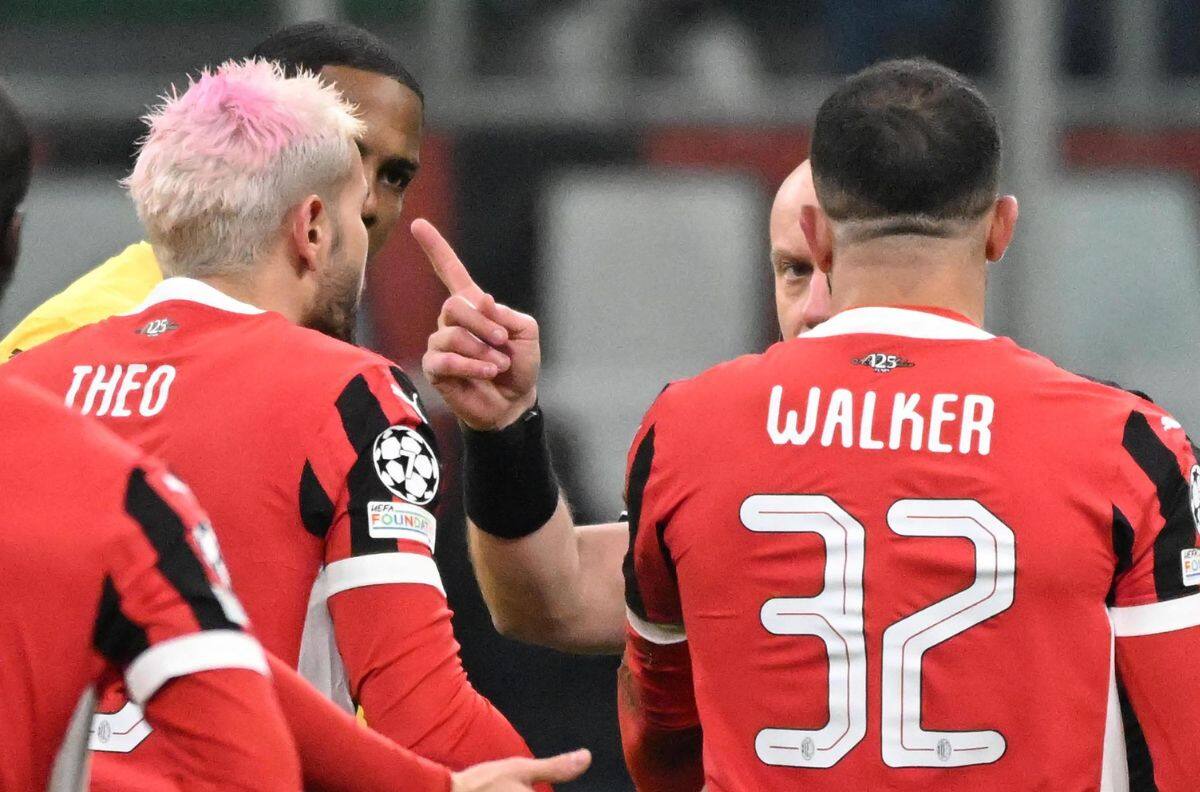 VIDEO | El ordinario piscinazo de Theo Hernández que condenó al Milan en Champions: lo echaron