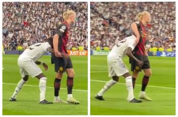VIDEO | Rüdiger usa una técnica milenaria de combate para marcar a Haaland en Champions League