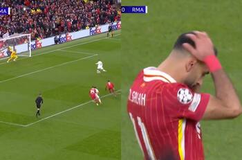 Partidazo entre Real Madrid y Liverpool: los dos penales insólitos que erraron Mbappé y Salah