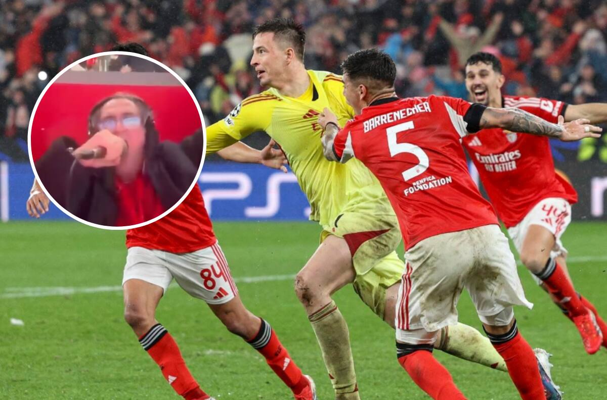 VIDEO | A relator portugués casi le da un infarto con el gol del arquero Trubin al Real Madrid: “¡Padre nuestro!”