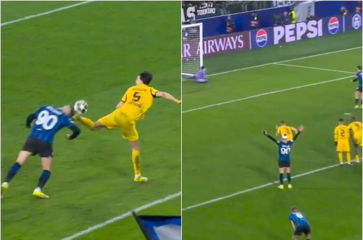 VIDEO | El insólito penal que desató la remontada de Atalanta y hundió al Borussia Dortmund en Champions