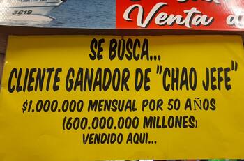 Podrías ser tú: Hoy vence el plazo para encontrar al millonario ganador del “Chao Jefe”