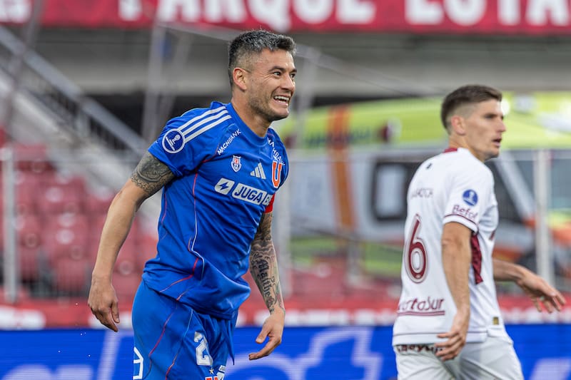 en el duelo frente a Lanús por Copa Sudamericana 2025. Foto: Felipe Escobedo