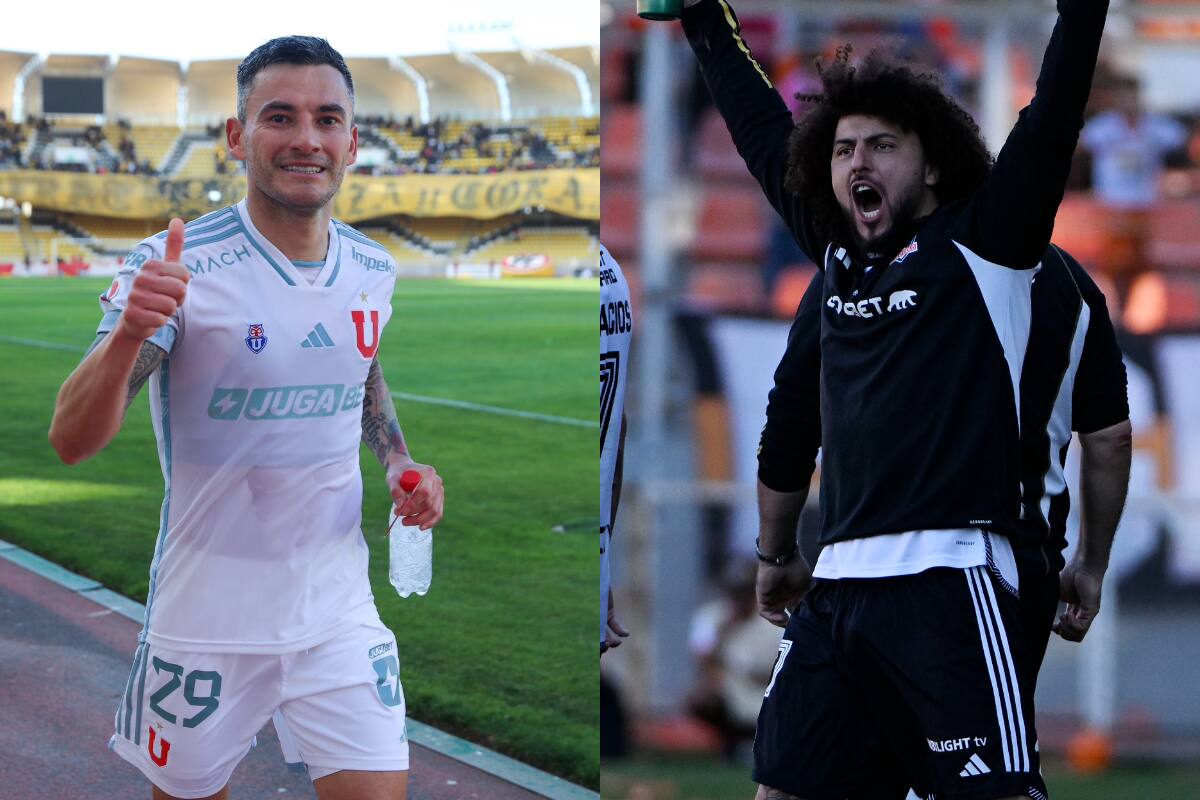 fueron protagonistas de las pólémicas de la fecha en la U y Colo Colo. (Foto: Aton)