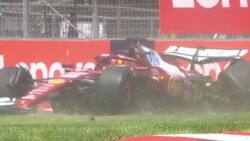 El feroz choque de Charles Leclerc en el Gran Premio de Canadá: destrozó su Ferrari