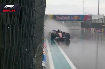 VIDEO | “Perdón, en serio perdón”: Charles Leclerc es víctima de la peligrosa pista del GP de Miami