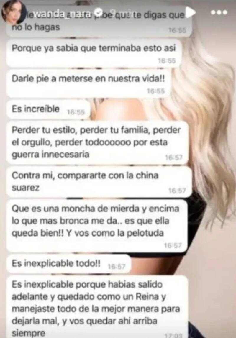 El deportista trató despectivamente a China Suárez. Créditos: Instagram