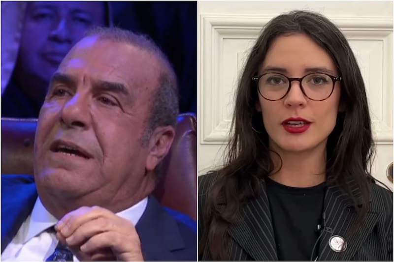 Checho Hirane se fue en contra de la ministra Camila Vallejo en "El Purgatorio".