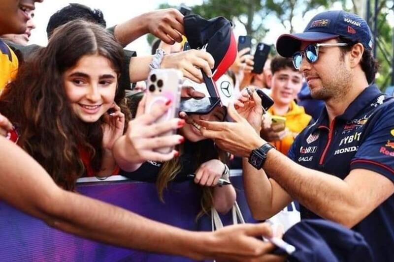 Checo Pérez fue el piloto más querido por los aficionados en el Gran Premio de Australia.
