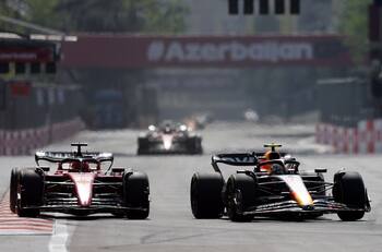 F1: Checo Pérez ganó el Gran Premio de Azerbaiyán y le pone presión a Max Verstappen