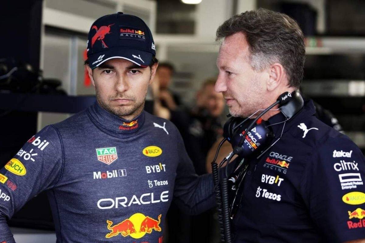 Checo Pérez terminó en el cuarto puesto en el Gran Premio de España. (Red Bull)