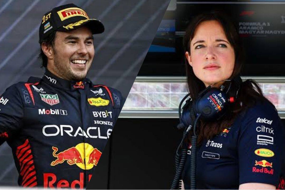 Hannah Schmitz felicitó por medio de redes sociales a Checo Pérez. (Especial)