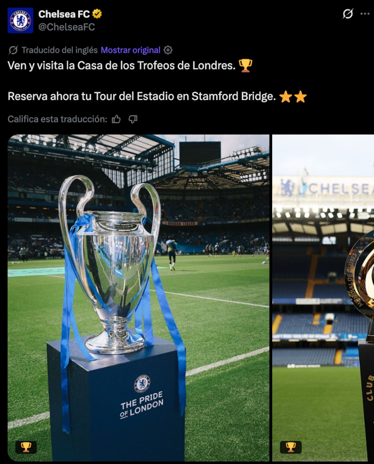 Se burló de Arsenal en redes sociales.