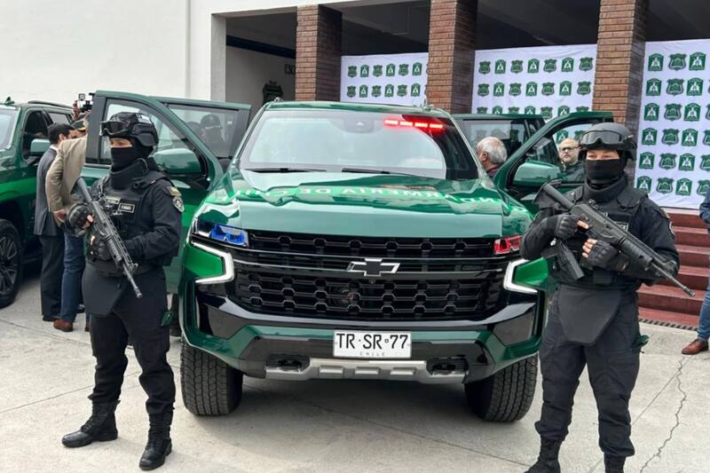 Los Chevrolet Suburban 4x4 están diseñados con un blindaje completo en 360° / Foto: Infodefensa.com