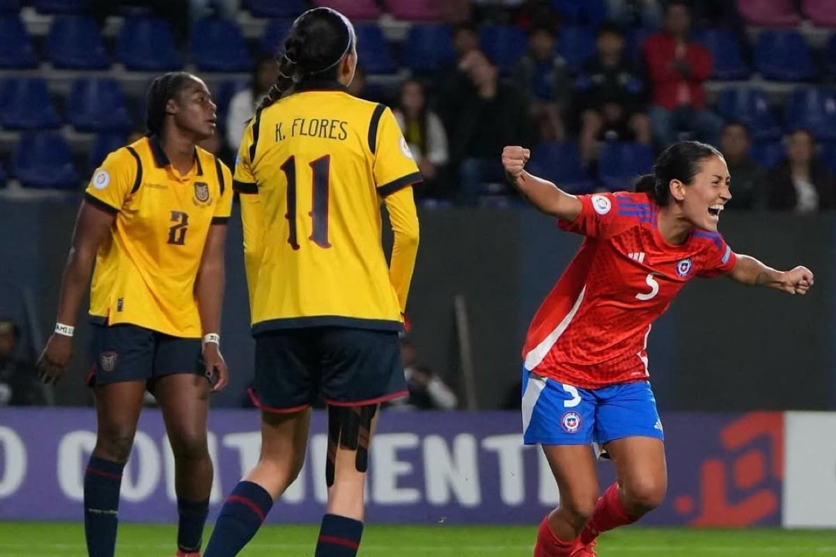venció a Ecuador en la Copa América Femenina. Foto: La Roja.
