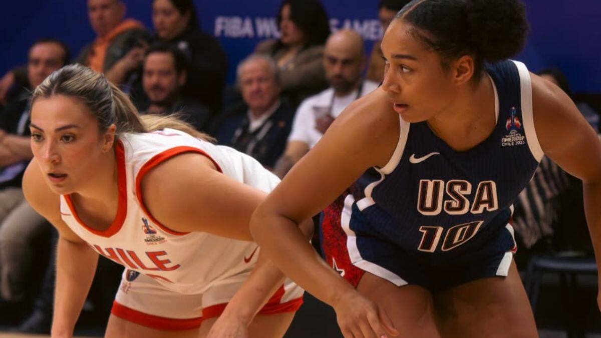 AmeriCup Femenina 2025: Chile lucha pero cae inapelablemente ante Estados Unidos