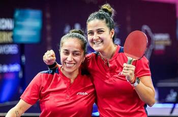 Tremendo logro: dupla femenina del Team Chile conquista Sudamericano de tenis de mesa en Lima