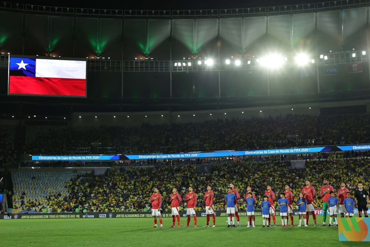 La Roja cayó 3-0 ante Brasil en el Maracaná. Foto: Aton.