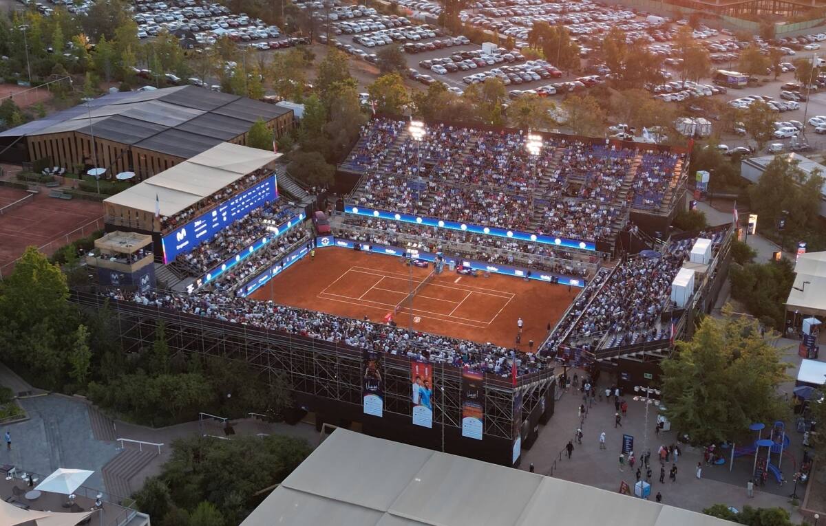 El torneo santiaguino se tomará la agenda tenística la próxima semana. Foto: @chile_open.