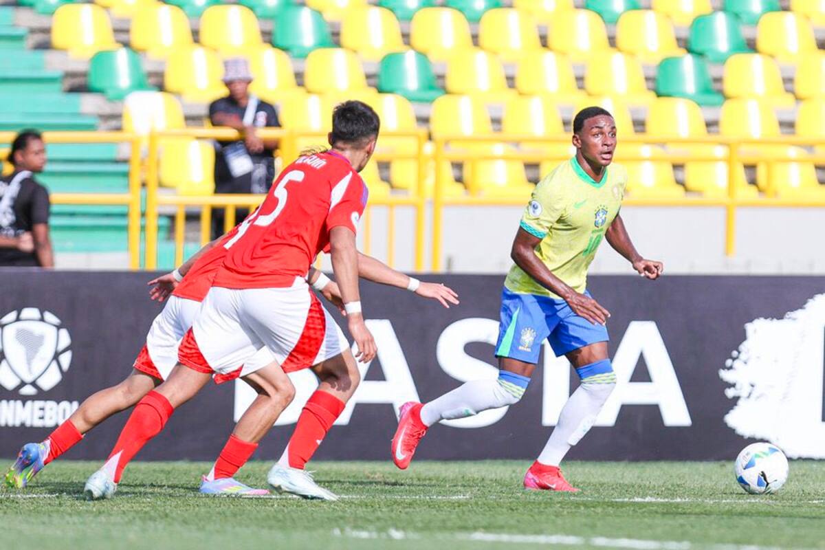 no pudo ante Brasil. Foto: @laroja