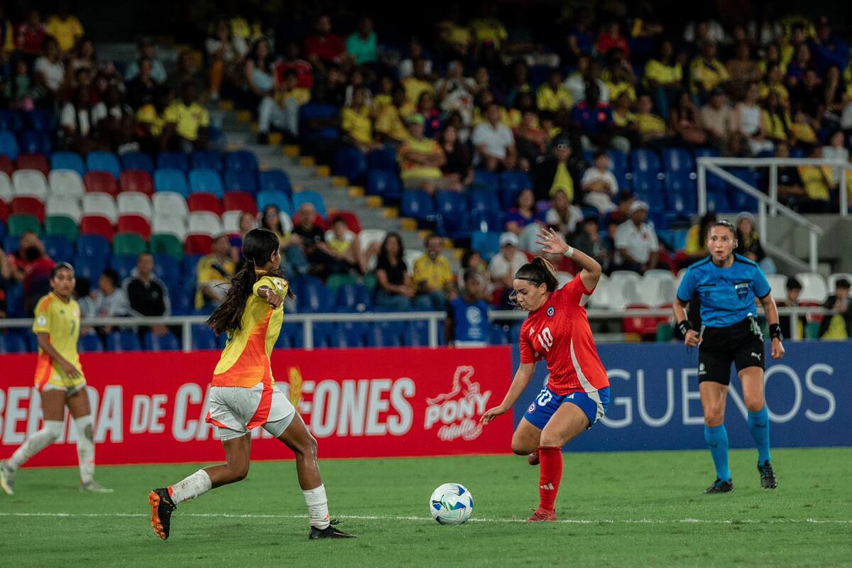 pierde ante Colombia. Foto: Mauricio F. Escobar - Comunicaciones FFCH