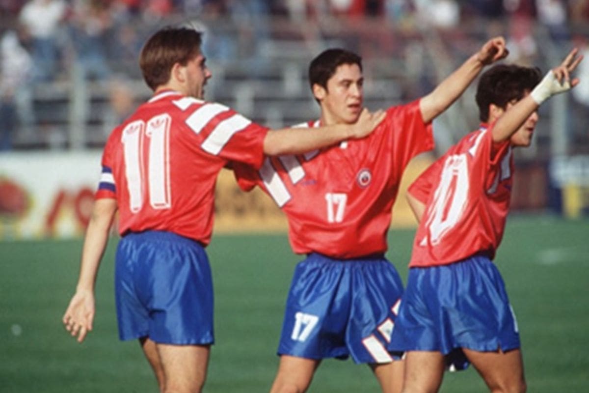 Sebastián Rozental, Manuel Neira y Frank Lobos, los líderes de una Roja histórica. Foto: Archivo