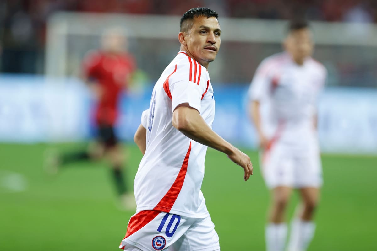 El jugador de la seleccion chilena Alexis Sanchez.