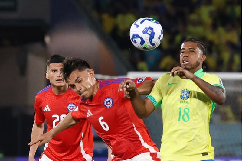 La Roja cayó inapelablemente en Río de Janeiro. Foto: EFE.