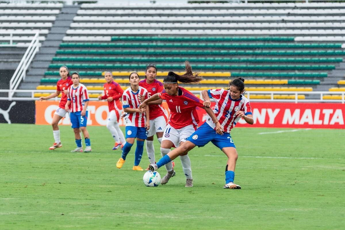 por el Sudamericano Femenino Sub-17. Foto: @LaRoja.