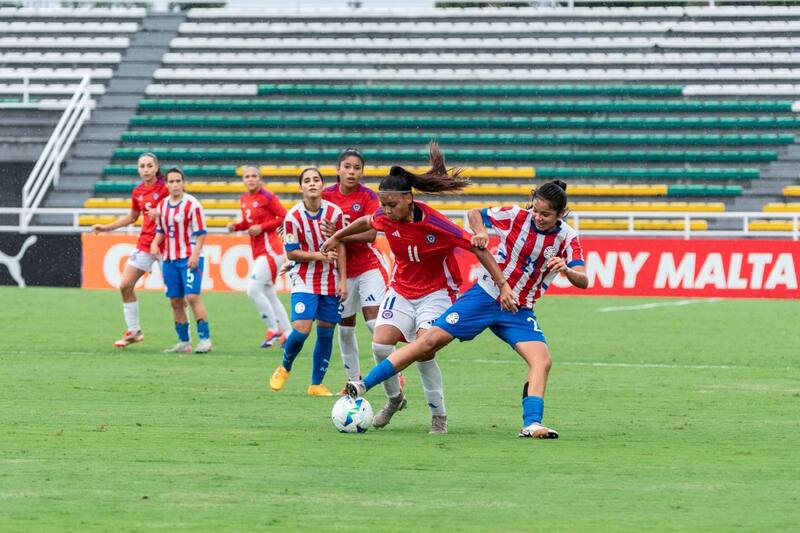 por el Sudamericano Femenino Sub-17. Foto: @LaRoja.